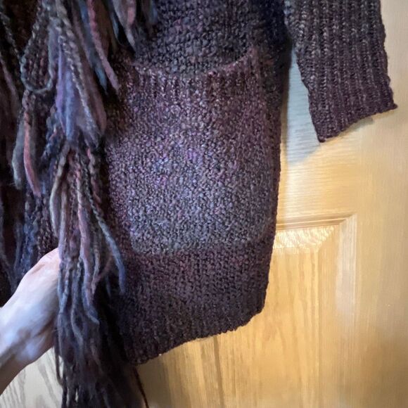 Denim & Supply Ralph Lauren Open Front Fringe Cardigan Sweater - Picture 4 of 5
